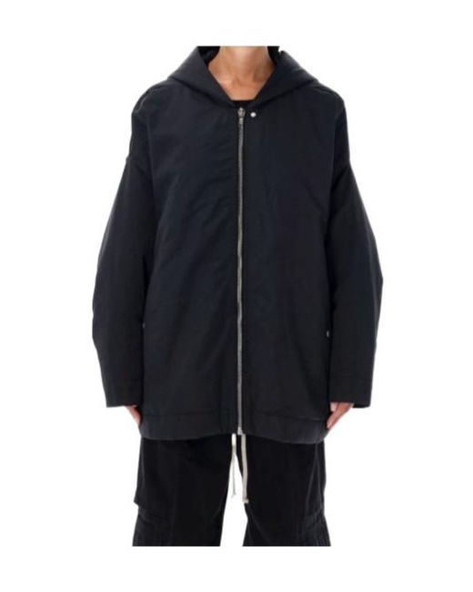 Rick Owens Black Porterville Hooded Peter Jacket