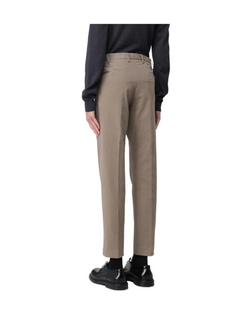 Pt Pantaloni Gray Pt Torino Straight-Leg Tailored Pants for men