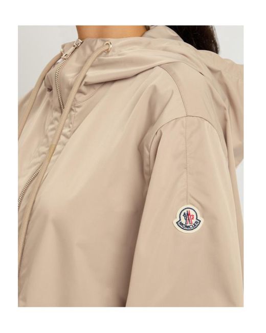 Moncler Natural Cassiopea Hooded Shell Jacket
