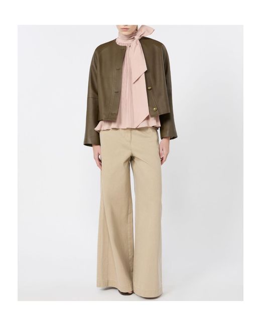 Max Mara Pink Long-Sleeved Shirt