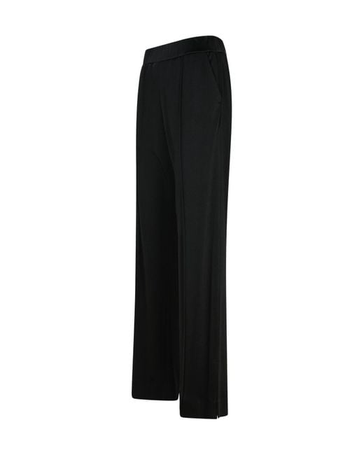 Jil Sander Black Wide-Leg Trousers