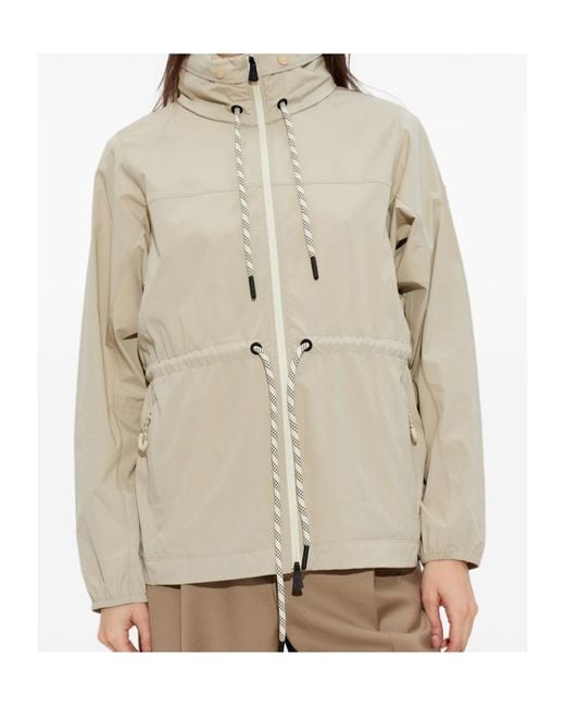 Moncler Natural Grenoble Soulare Hooded Jacket