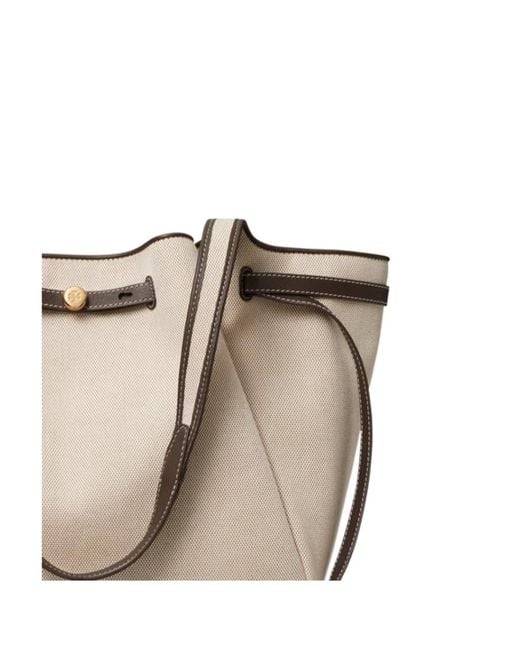 Tory Burch Natural Romy Top Handle Bag