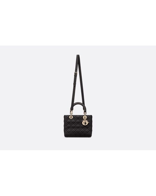 Dior Black Medium Lady Bag