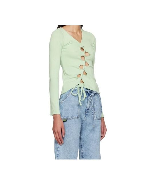 AVAVAV Blue Long-Sleeved T-Shirt