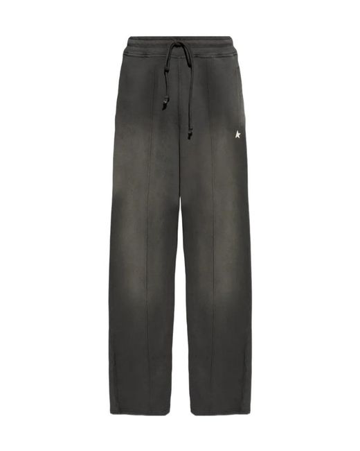 Golden Goose Deluxe Brand Gray Wide-Leg Sweatpants