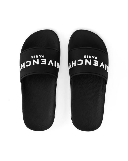 Givenchy Black Simple Slippers for men
