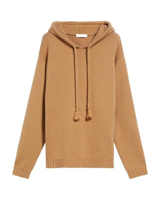 Max Mara Natural Hooded Sweater