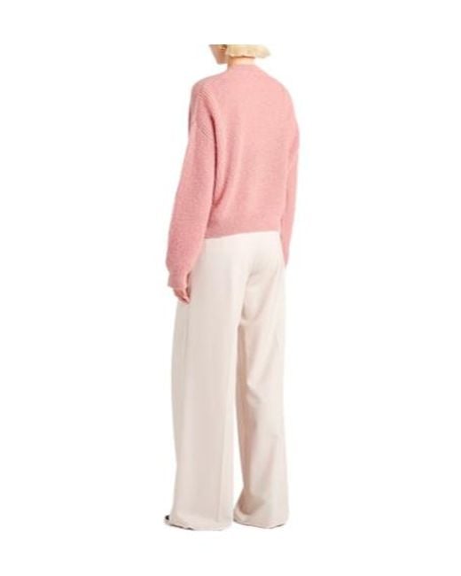 Max Mara Pink Solidcolor Knit Sweater