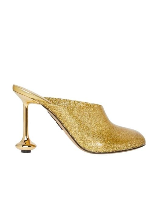 Loewe Metallic Muller Heels