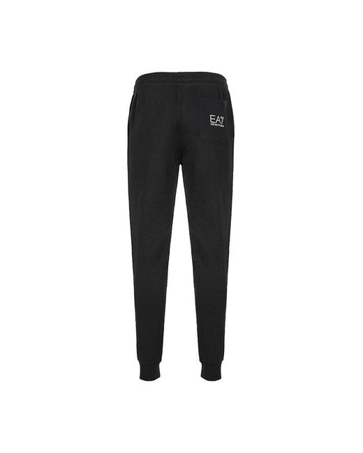 EA7 Blue Logo Sweatpants for men