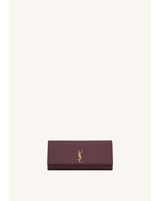Saint Laurent Purple Kate Clutch