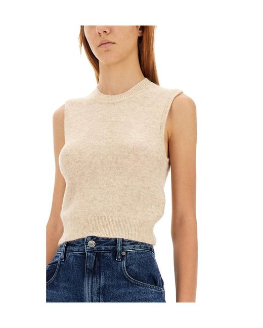 Isabel Marant Natural Isabel Marant Étoile Ametis Knitted Vest