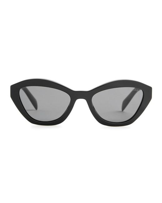 Prada White Cat-Eye Sunglasses