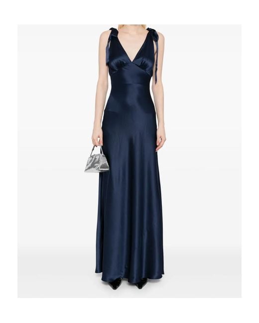 Reformation Blue Pernille Dress