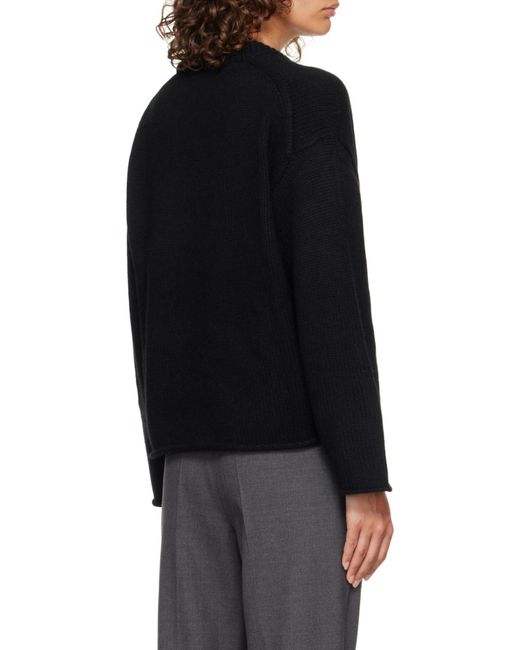 Loulou de Saison Black Derry U-Neck Sweater