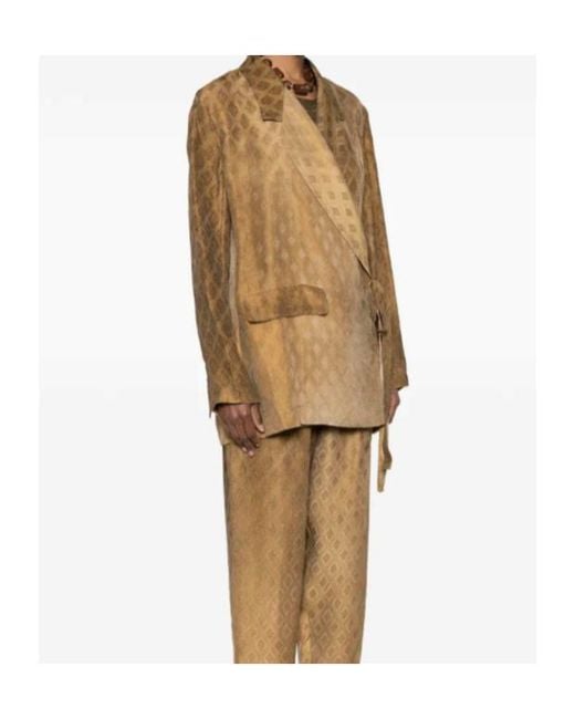 Uma Wang Natural Long-Sleeved Jacket
