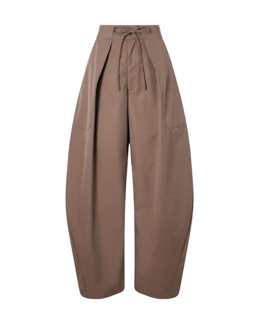 Kallmeyer Brown Clemence Pleated Casual Pants