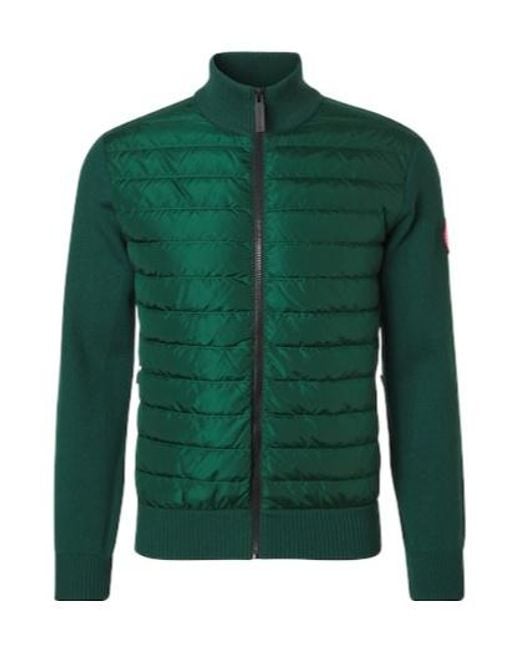 Canada Goose Green Long-Sleeve Down Jacket for men