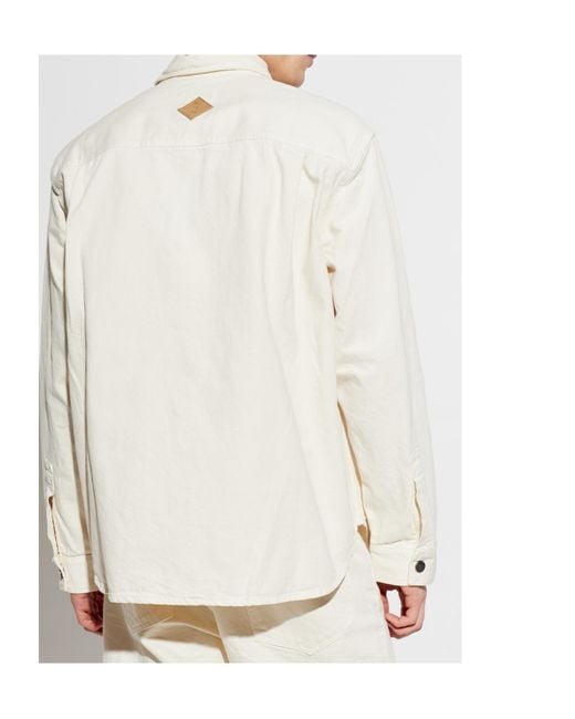 Haikure White Arno Long Sleeved Shirt for men