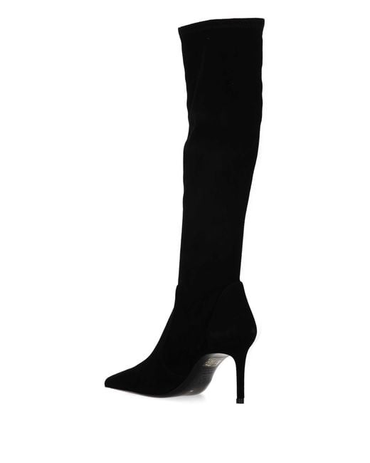Stuart Weitzman Black Pointed Toe Boots