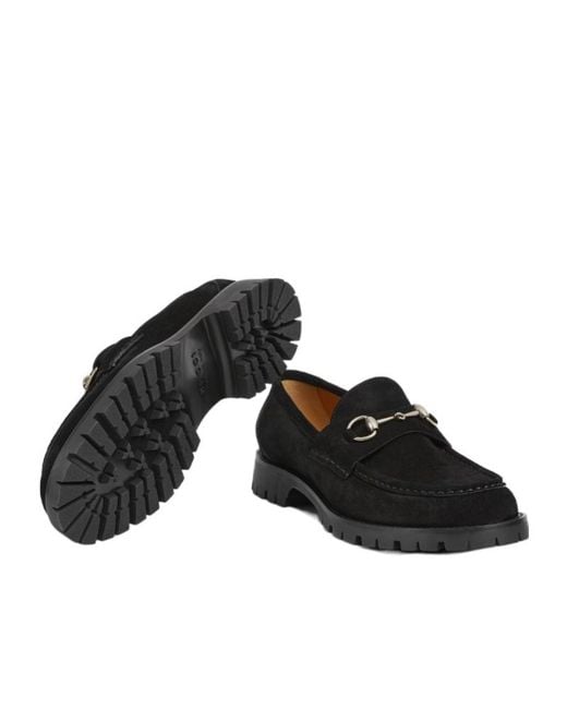 Gucci Black Horsebit Loafers for men