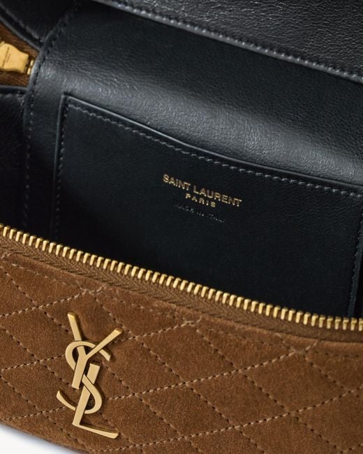 Saint Laurent Metallic Gaby Vanity Bag