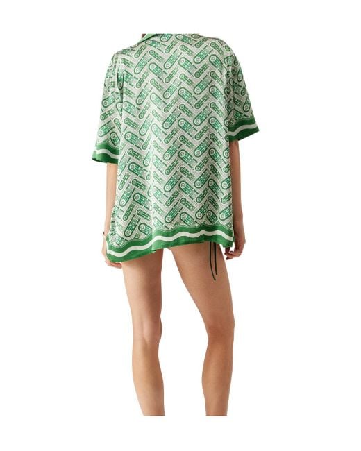 Casablanca Green Long-Sleeved Shirt for men