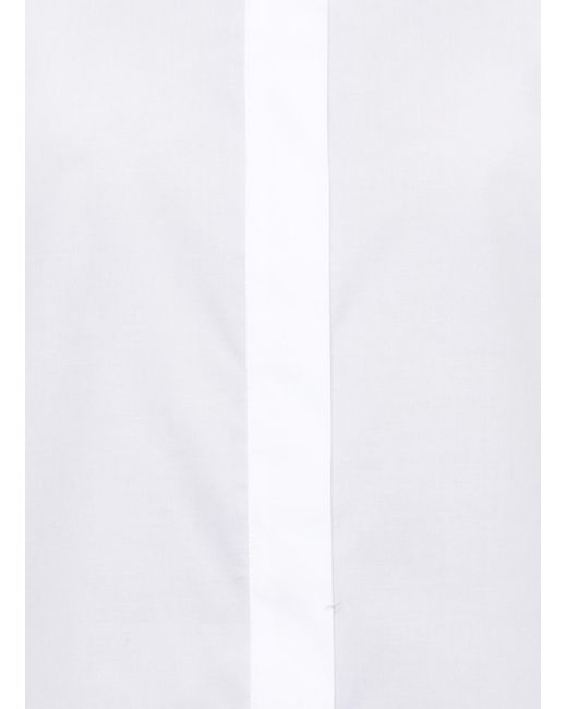 Peserico White Panelled Sleeveless Top