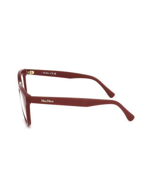 Max Mara White Round Frame Glasses