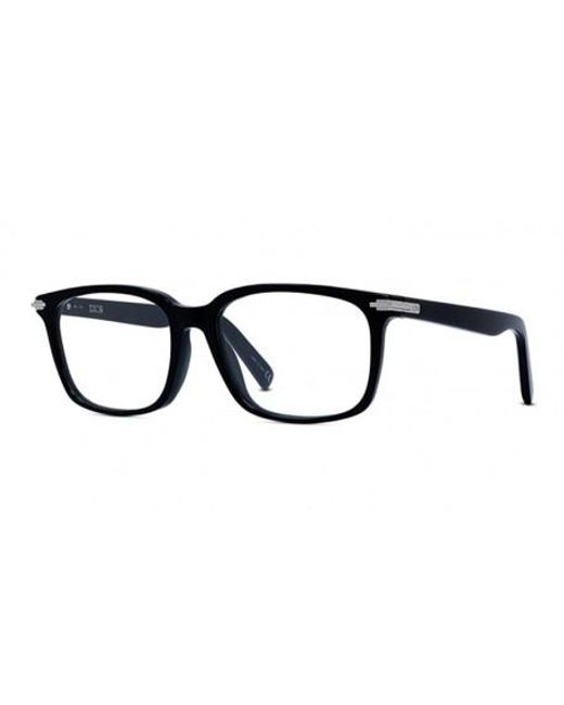 Dior White Rectangle-Frame Glasses for men