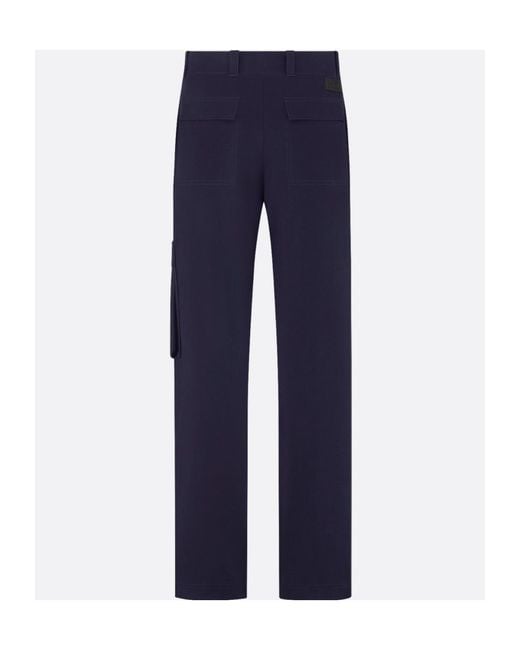 Dior Blue Patch Cargo Pants for men