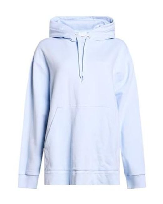 Burberry Blue Solidcolor Hooded Sweatshirt