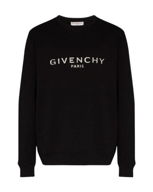 Givenchy Black 3D Logo-Print Sweatshirt for men