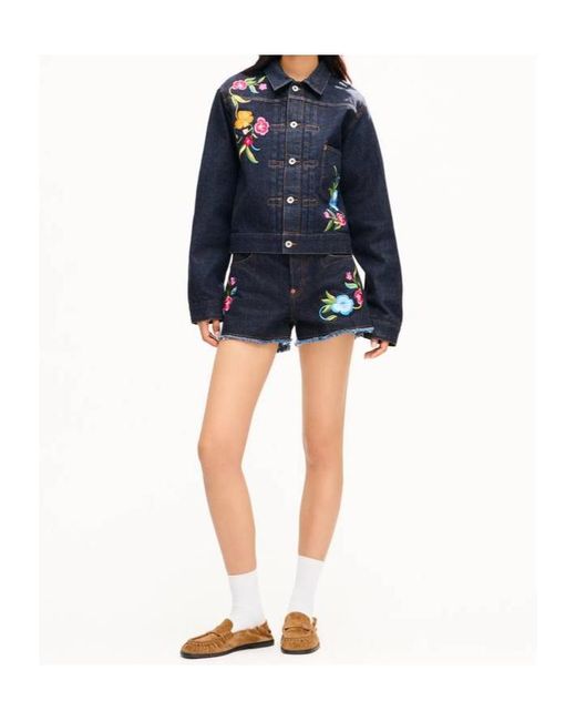 KENZO Blue Wildflower' Trucker Jacket