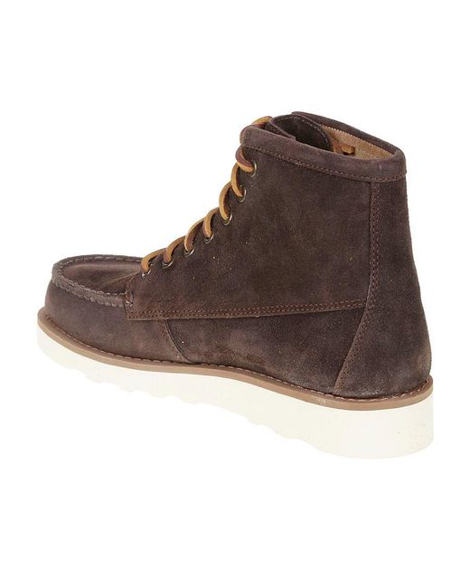 Sebago Brown Tala Lace-Up Boots for men