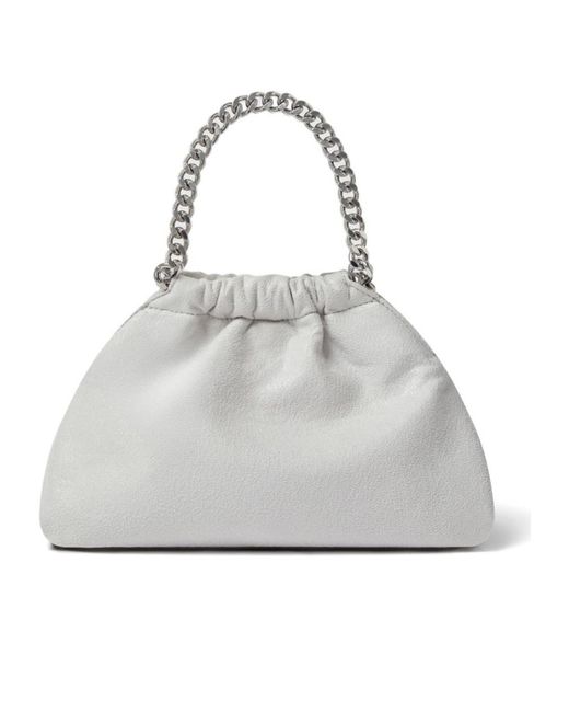 Stella McCartney Gray Falabella Mini Drawstring Bag