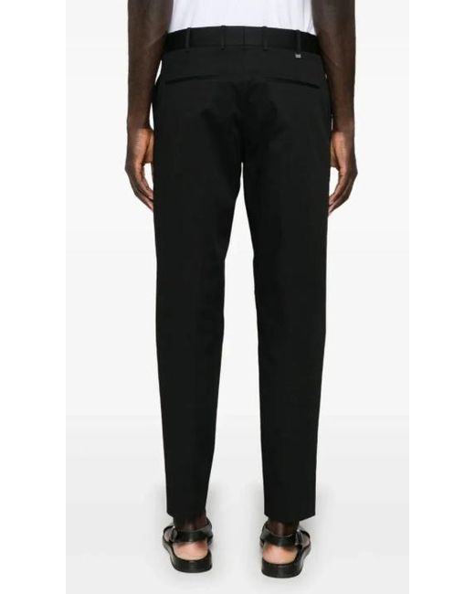 Pt Pantaloni Black Pt Torino Rebel Tapered Pants for men