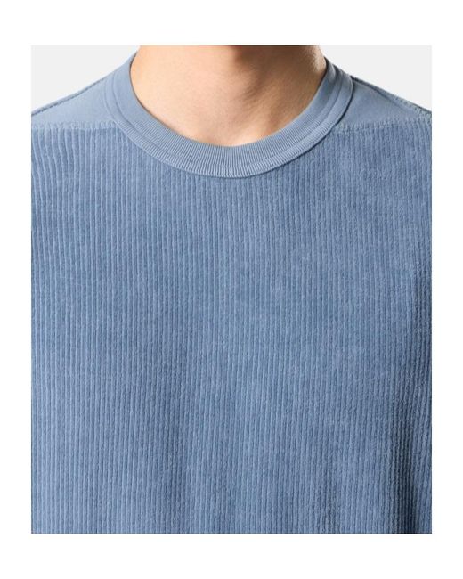 Stone Island Blue Logo-Patch Sweater for men