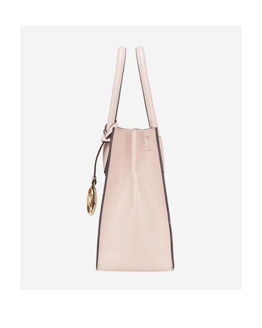Michael Kors Natural Logo Jacquard Shoulder Bag