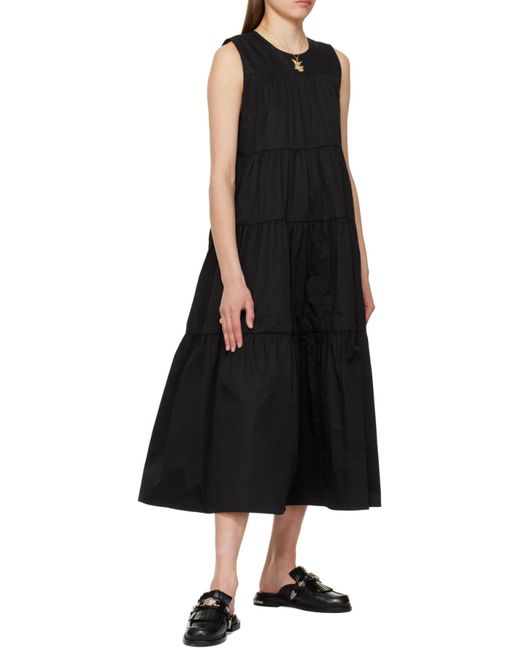 Toga Black Tassel Muller Shoes