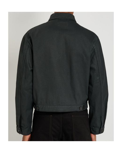 Lemaire Black Denim Jacket for men