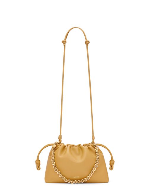 Loewe Natural Flamenco Medium Drawstring Shoulder Bag