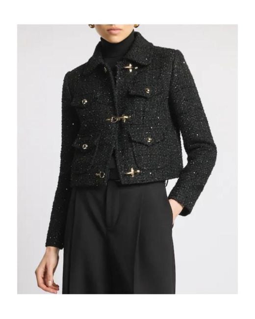 Fay Black 3 Ganci Jacket