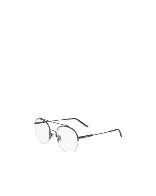 Calvin Klein White Half-Frame Flat Mirror for men