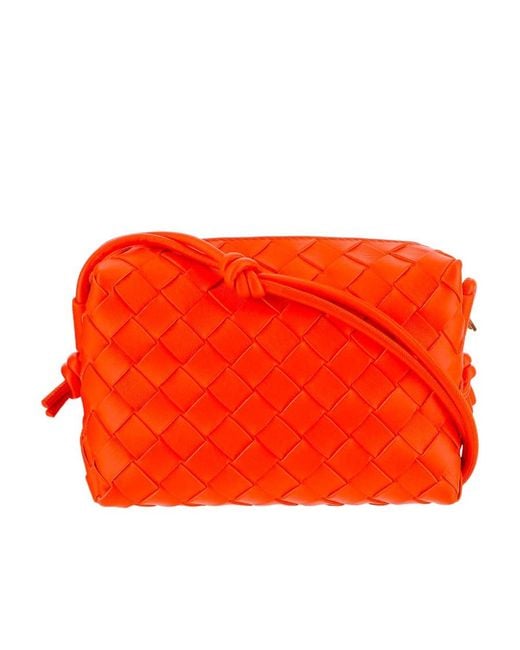 Bottega Veneta Orange Loop Mini Camera Bag