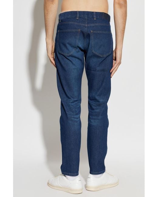 Eleventy Blue Faded Jeans for men