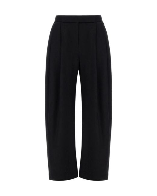 Herno Black Palazzo Trousers
