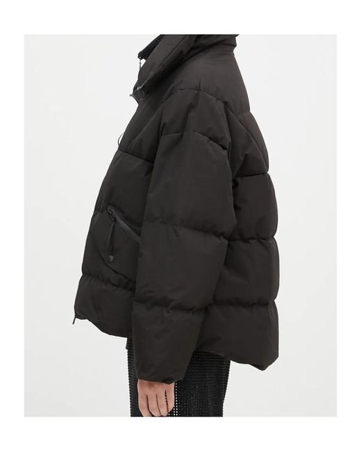 Woolrich Black Lapel Down Jacket