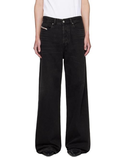 DIESEL Black D-Rise Jeans for men